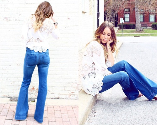 Quần jeans nữ màu xanh sành điệu, bạn đã biết cách mix đồ