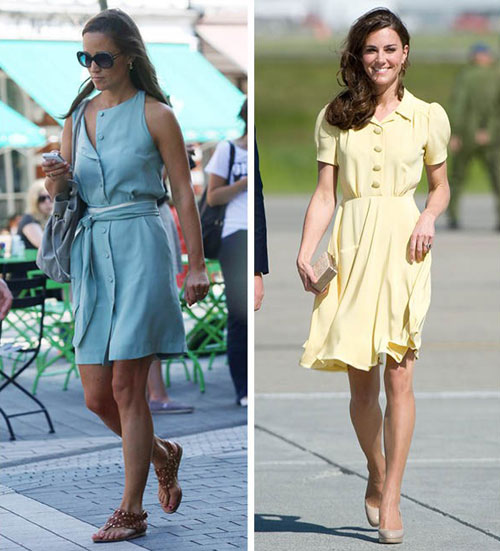 Kate Middleton và Pippa Middleton, bạn chọn gu thời trang nào