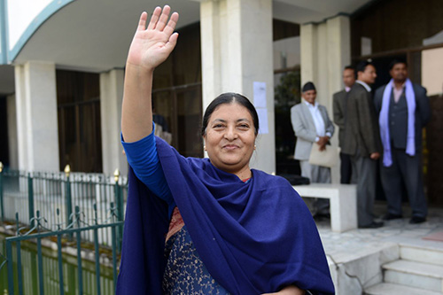 Bidhya Bhandari được bầu là nữ Tổng thống đầu tiên tại Nepal 