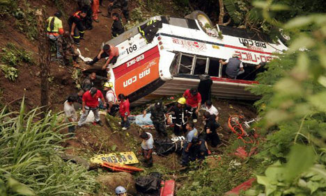65 người thương vong trong tai nạn xe buýt kinh hoàng tại Nepal