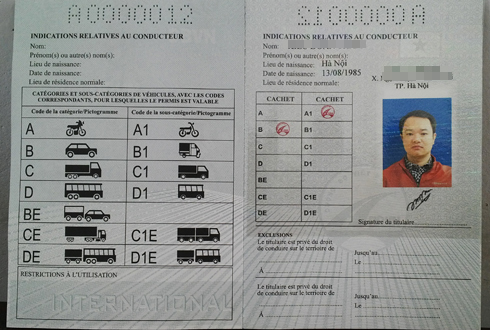 Thủ tục cấp giấy phép lái xe quốc tế?
