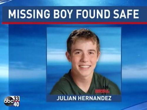 Julian Hernandez - Cậu bé được tìm thấy sau 13 năm mất tích 2
