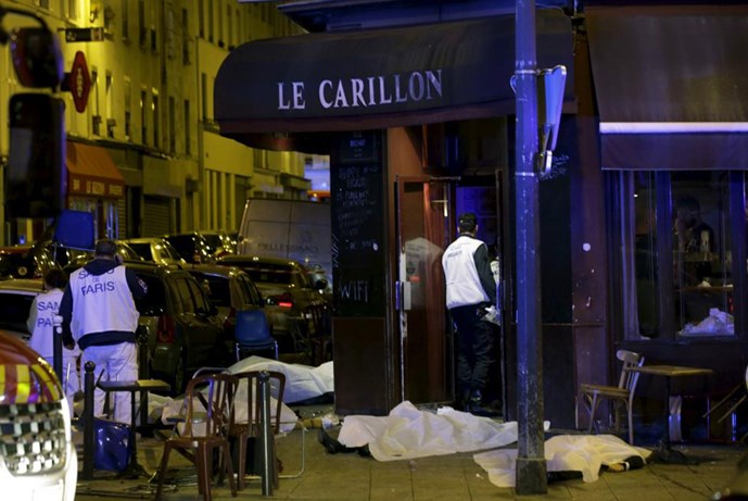 Hình ảnh từ hiện trường các vụ tấn công tại Paris, Pháp