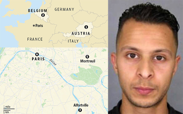 Khủng bố ở Pháp: Quá trình theo dấu nghi can Salah Abdeslam