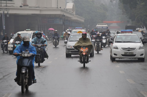 Bắc Bộ đến Thanh Hóa có mưa