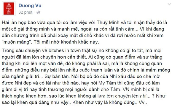 Em trai Hoài Linh bênh vực MC Thùy Minh và show 
