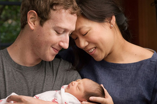 Mừng con gái chào đời, Mark Zuckerberg chia sẻ 99% cổ phần FB