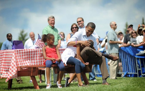 Những hình ảnh ngọt ngào của Tổng thống Obama và “người tình kiếp trước” 10