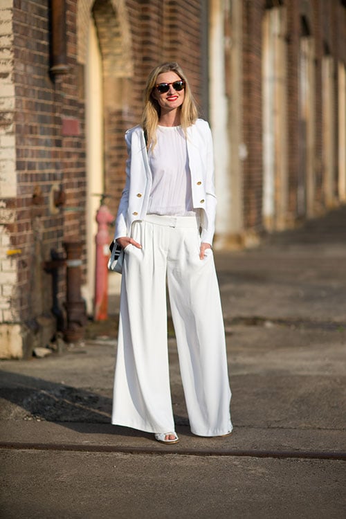 9 phong cách biến tấu cùng quần trắng cho phái đẹp