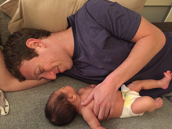 Tan chảy với tình cảm Mark Zuckerberg dành cho cô con gái bé bỏng 2