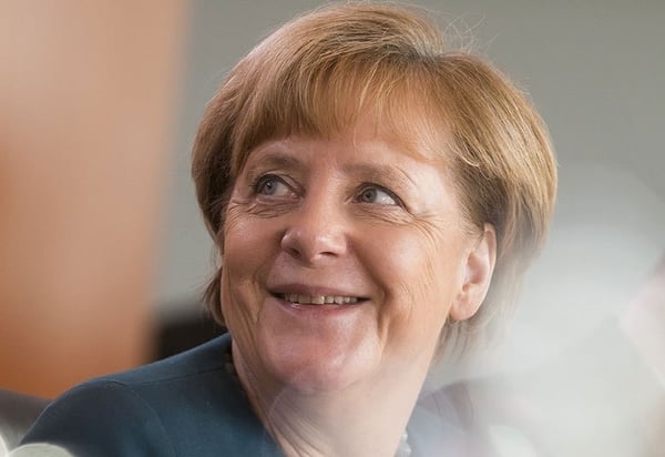 Thủ tướng Đức Angela Merkel từ vị trí số 5 năm ngoái lên vị trí số 2 năm nay, và là người phụ nữ quyền lực nhất thế giới trong 10 năm qua. Ảnh: Rex