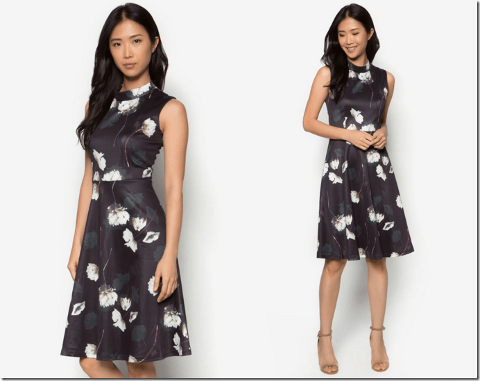 7 mẫu váy midi họa tiết siêu quyến rũ cho Tết Nguyên Đán