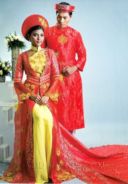 Áo cưới Trung Hoa có những màu nào   Hoài Giang shop