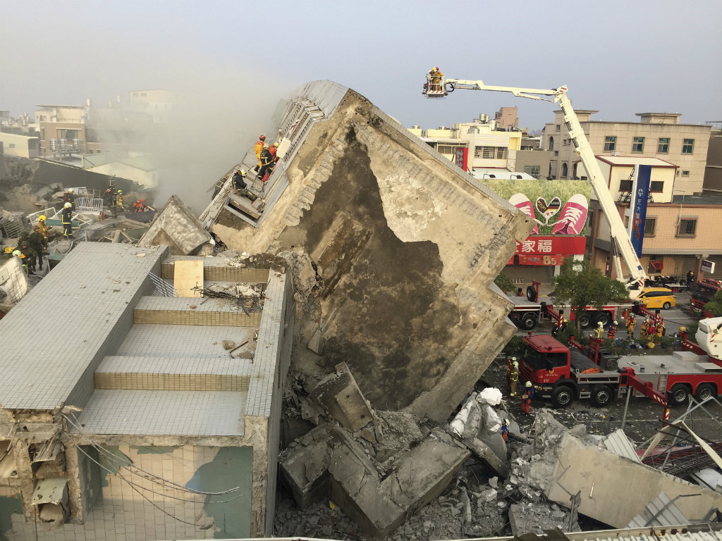 Động đất tại Đài Loan khiến nhiều người đón Tết không nhà cửa