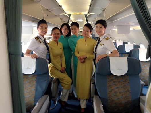 Nữ phi hành đoàn đầu tiên của lịch sử hàng không Việt Nam