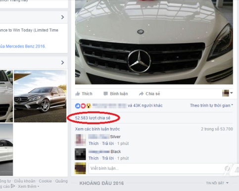 Dân mạng sục sôi vì trò lừa đảo trúng xe Mercedes trên Facebook