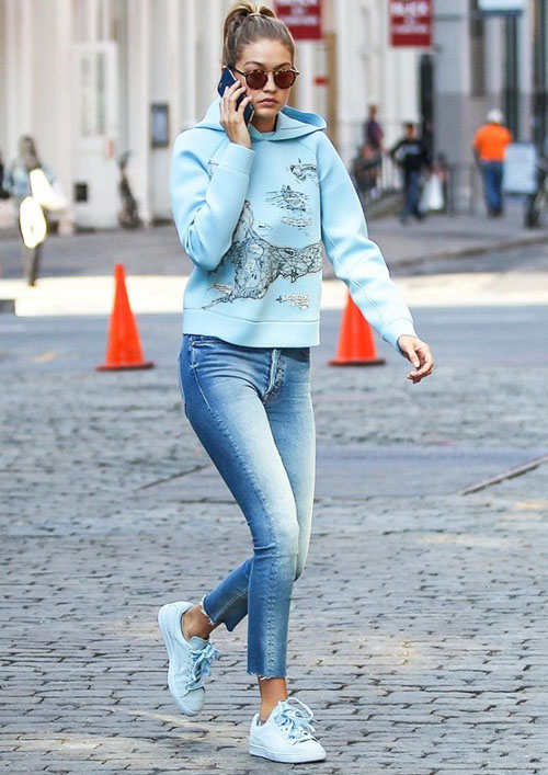 Gu thời trang đẹp miễn chê của siêu mẫu Gigi Hadid
