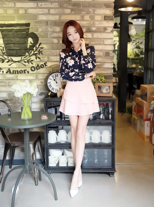 Chân váy cách điệu phong cách Hàn đẹp mê ly cho phái đẹp