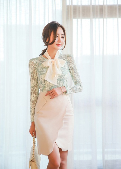 Chân váy cách điệu phong cách Hàn đẹp mê ly cho phái đẹp
