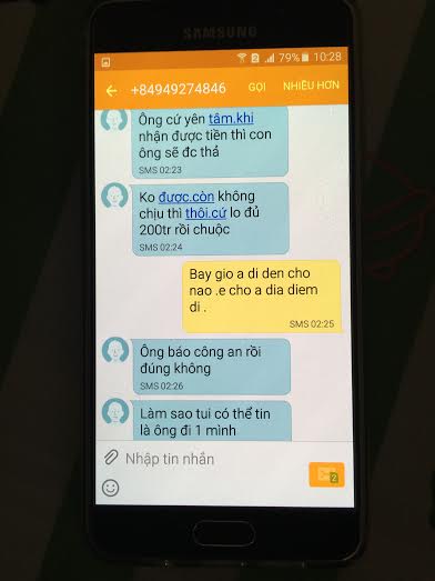 Quá trình tống tiền qua tin nhắn của kẻ sát hại bé trai 11 tuổi phunutoday.vn