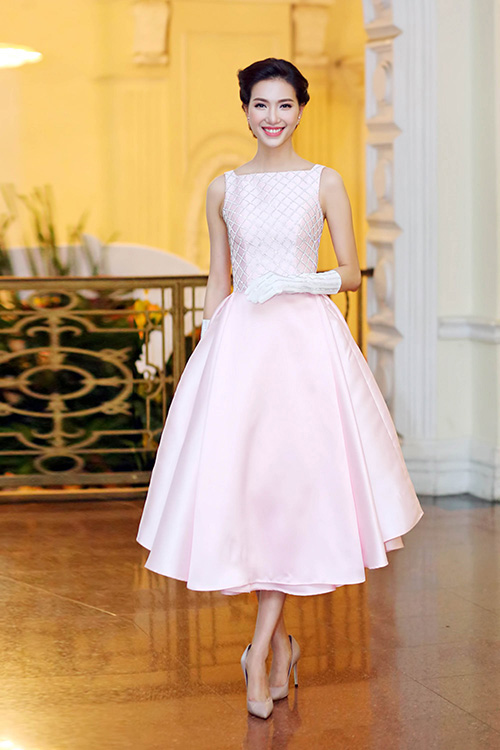 Đầm vintage Váy xòe tiểu thư có size_ hàng thiết kế cao cấp | Shopee Việt  Nam