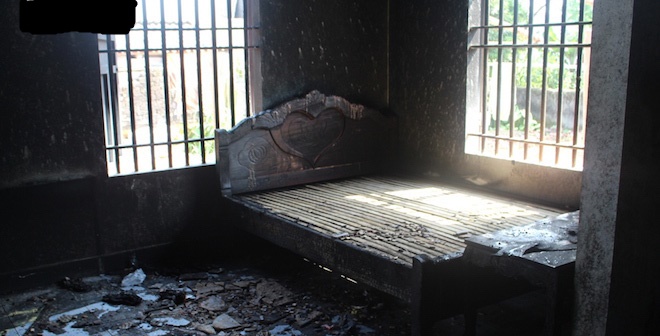 Xót thương thảm cảnh gia đình chết cháy ở Nghệ An.