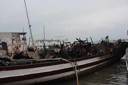Hàng loạt vụ cháy tàu xảy ra ở Hạ Long trong 7 năm qua