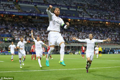 Đêm chung kết cup C1 mùa giải 2015/ 2016 giữa hai đội bóng cùng thành phố Real Madrid - Atletico Madrid 2