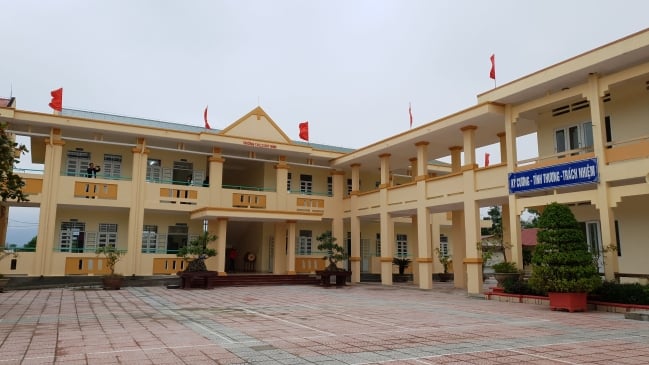 Trường THCS Duy Ninh nơi xảy ra sự việc.