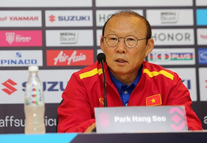 Huấn luyện viên Park Hang-seo của tuyển Việt Nam.