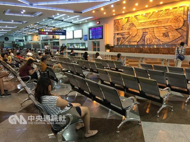 Sảnh chờ sân bay quốc tế Cao Hùng.