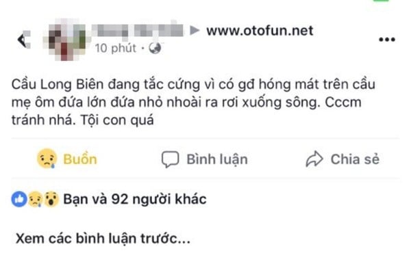 Thông tin đăng tải lên mạng gây xôn xao.