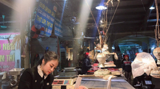 Bỗng nổi tiếng sau bức ảnh đứng bán thịt giữa chợ nhưng cô gái lại bị dân mạng chỉ trích vì điều này