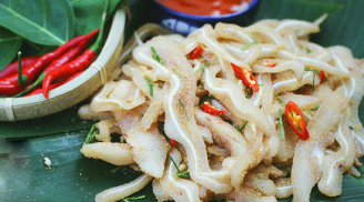 Làm nem thính tai lợn giòn dai sần sật cứ cho thêm 1 thứ này, ăn cả đĩa vẫn thòm thèm