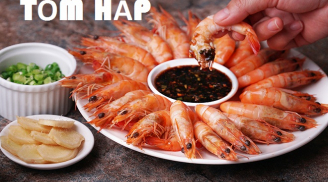 Hấp tôm không cần dùng rượu và gừng: Cứ thêm 1 quả chanh vào là vừa tươi ngon lại tăng thêm dinh dưỡng