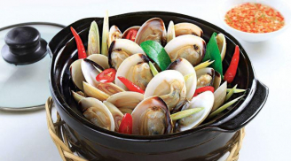 Nghêu hấp sả ngọt ngon- thơm lừng, đánh thức vị giác người thưởng thức chỉ với 3 bước đơn giản nhất
