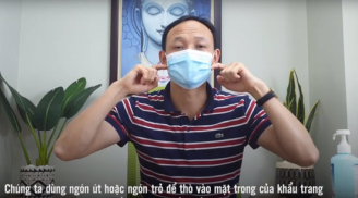 Bác sĩ cảnh báo: 6 lỗi đeo khẩu trang không phòng được Covid19