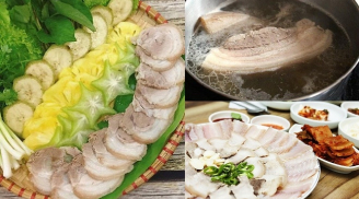 Mẹo luộc thịt lợn mềm thơm lại giữ nguyên 100% dinh dưỡng