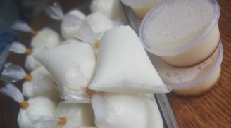 Mẹo làm sữa chua túi dẻo ngon, không sợ đóng đá