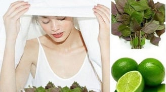 Đánh bay mụn ẩn, mụn bọc, mụn viêm chỉ bằng việc xông hơi với nước lá tía tô