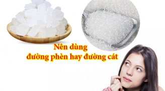 Mua đường phèn chọn màu trắng hay vàng là tốt nhất? Câu trả lời ai cũng bất ngờ