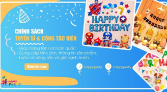 Happy Party - Công ty sản xuất đồ trang trí sinh nhật hàng đầu Việt Nam