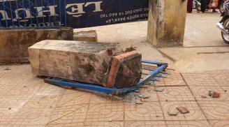Sập cổng trường, một học sinh lớp 4 tử vong