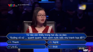Câu hỏi trong Ai là triệu phú: 'Đường vô xứ... quanh quanh' khiến cư dân mạng tranh cãi đáp án
