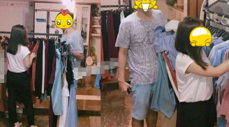 'Soái ca' điển trai xách đồ cho bạn gái đi mua sắm khiến hội chị em xuýt xoa ngưỡng mộ