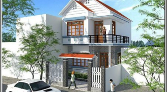 10 mẫu nhà 2 tầng mái thái đẹp hiện đại thích hợp cho nhà phố (P.1)