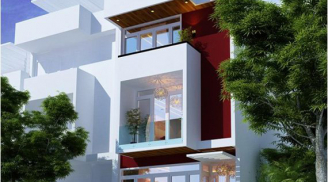 9 mẫu nhà ống 2 tầng không lỗi mốt, đang sốt sình sịch năm 2016