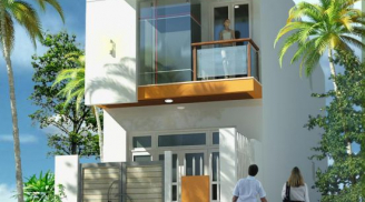 9 mẫu nhà ống 2 tầng không lỗi mốt, đang sốt sình sịch năm 2016 (P.2)