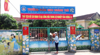 Bình ga bốc cháy, hàng trăm học sinh mầm non 'hú vía'