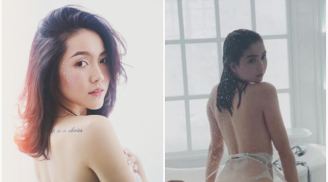 Ngọc Trinh bị chê chụp ảnh bikini phản cảm, ông bầu Khắc Tiệp vội thanh minh